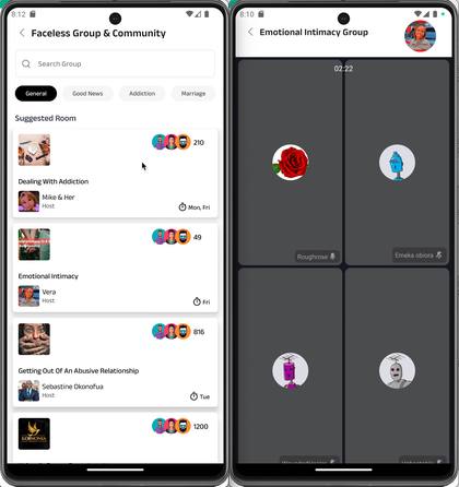 App screen