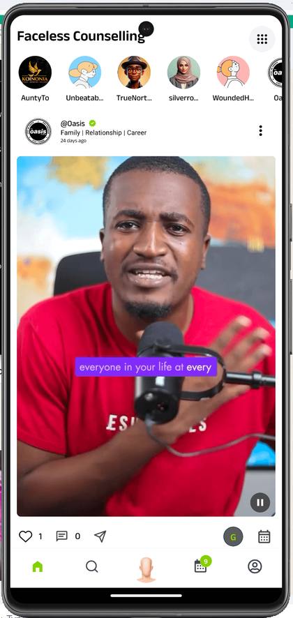 App screen